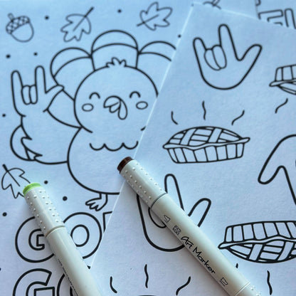 Thankful Coloring Sheet