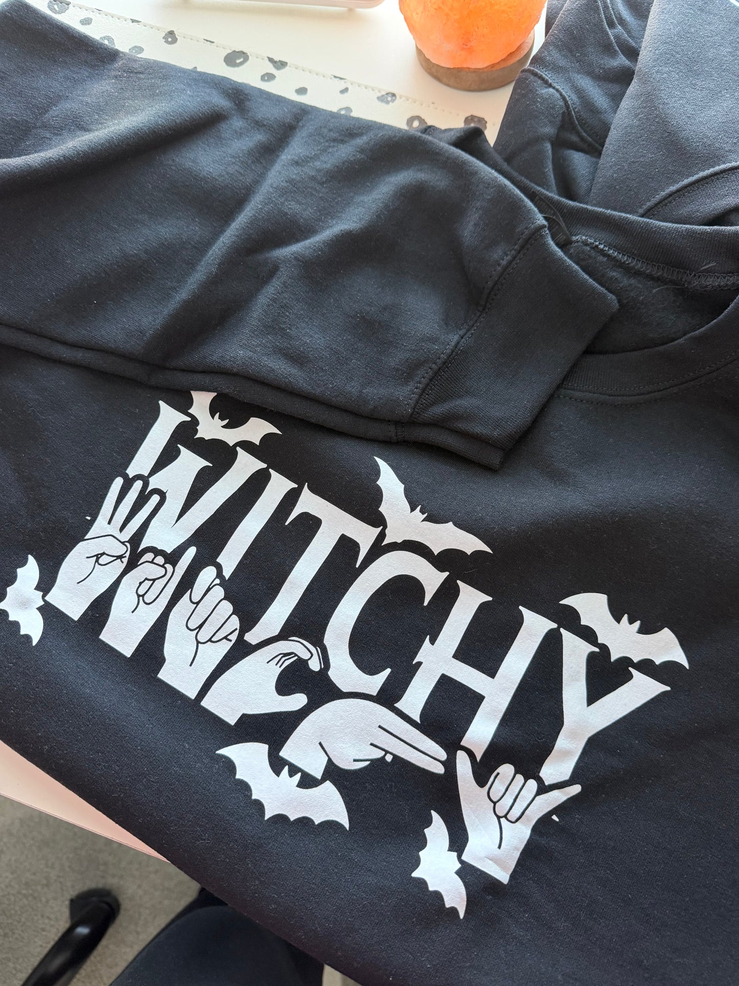 Witchy Batty  - XL Black Crewneck