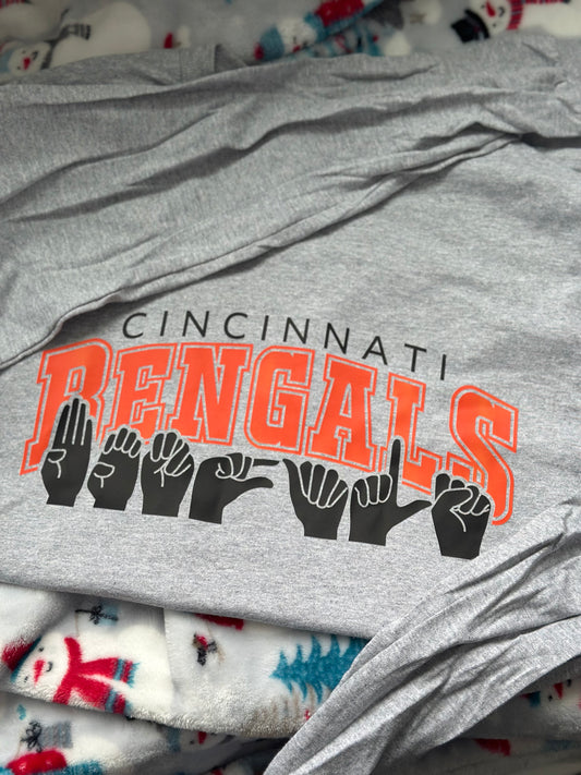 Bengals Cincinnati - S Sport Grey Long Sleeve