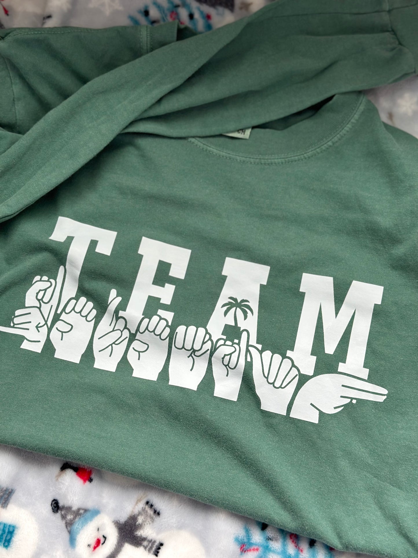 Team Jeremiah - S Blue Spruce Long Sleeve