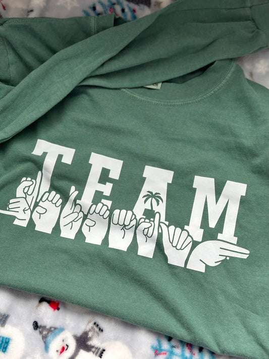 Team Jeremiah - S Blue Spruce Long Sleeve