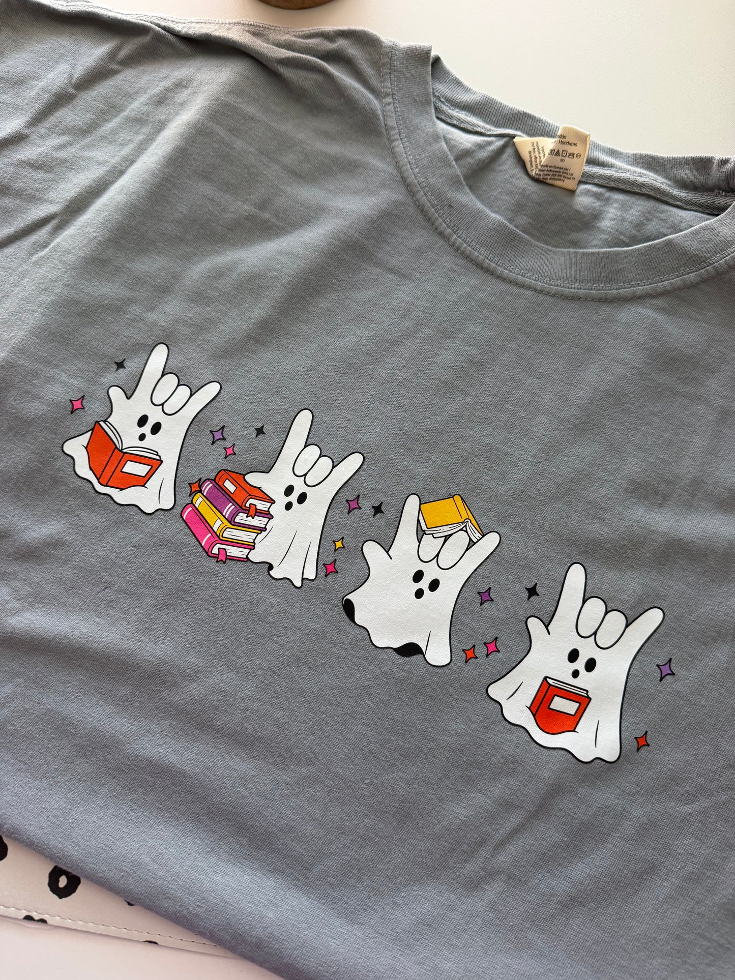 Ghost Book - 2XL Gray Tee