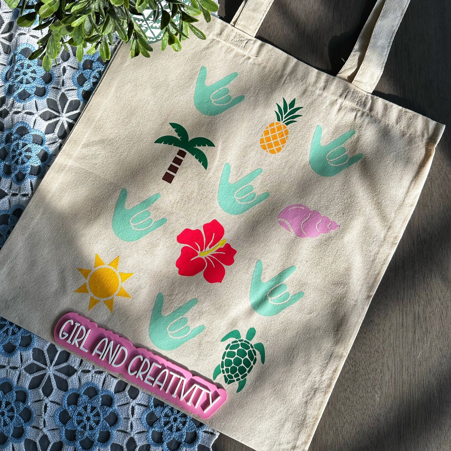 Hawaii ILY Tote Bag