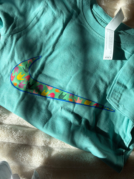 Green ILY - 2T Saltwater Toddler Tee