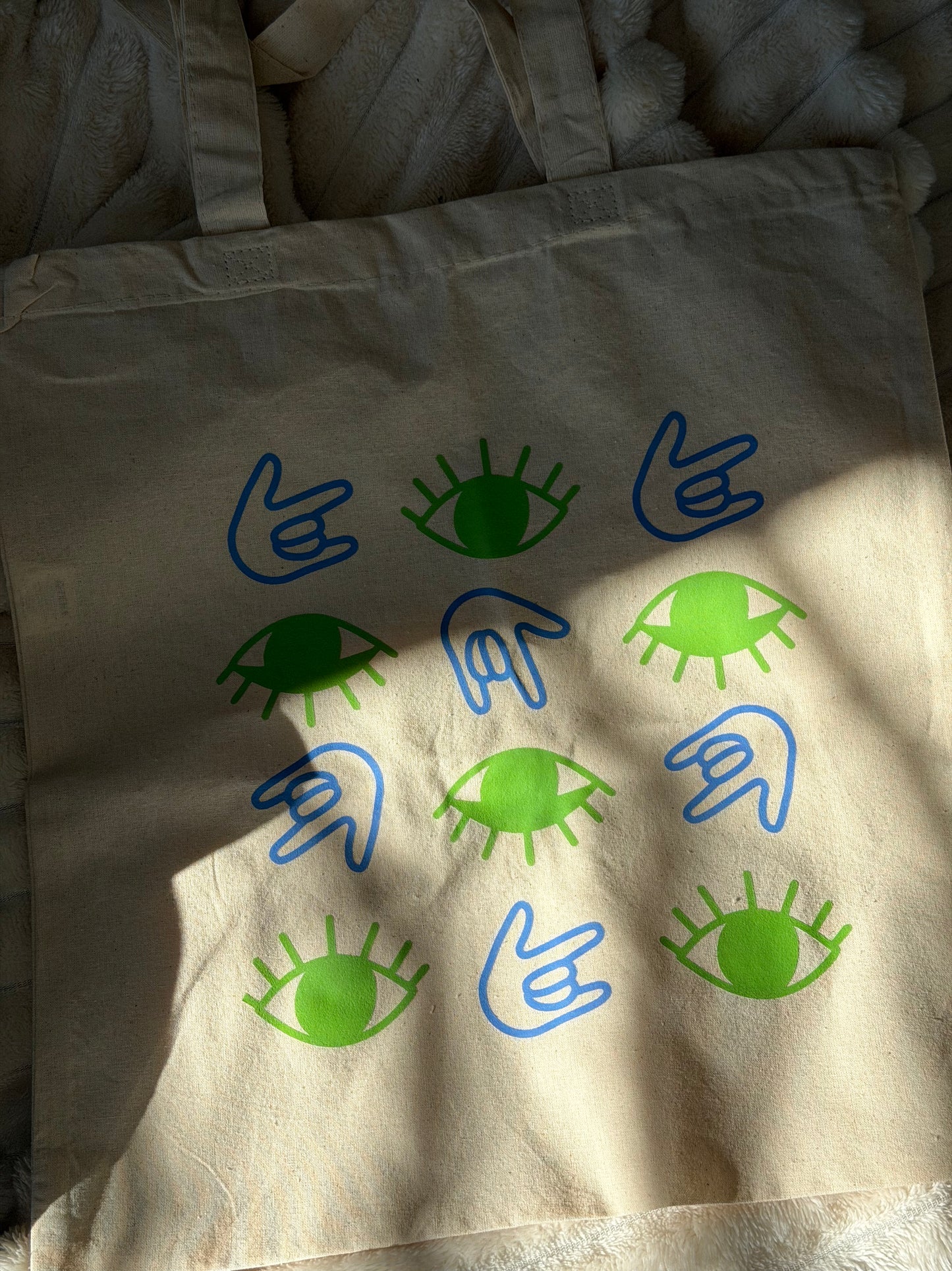Eyes ILY Tote Bag