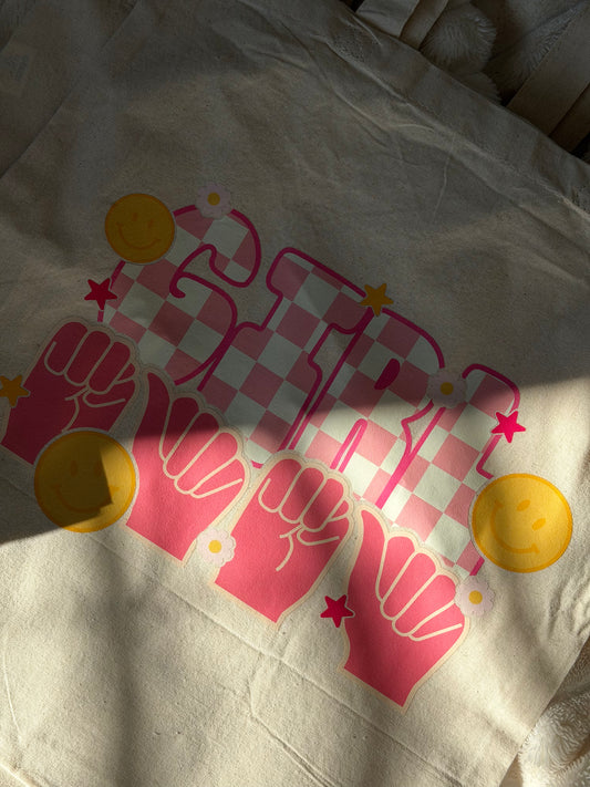 Girl Mama Tote Bag