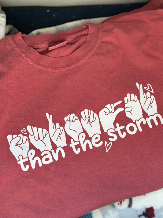 Stronger..  - XL Brick Tee