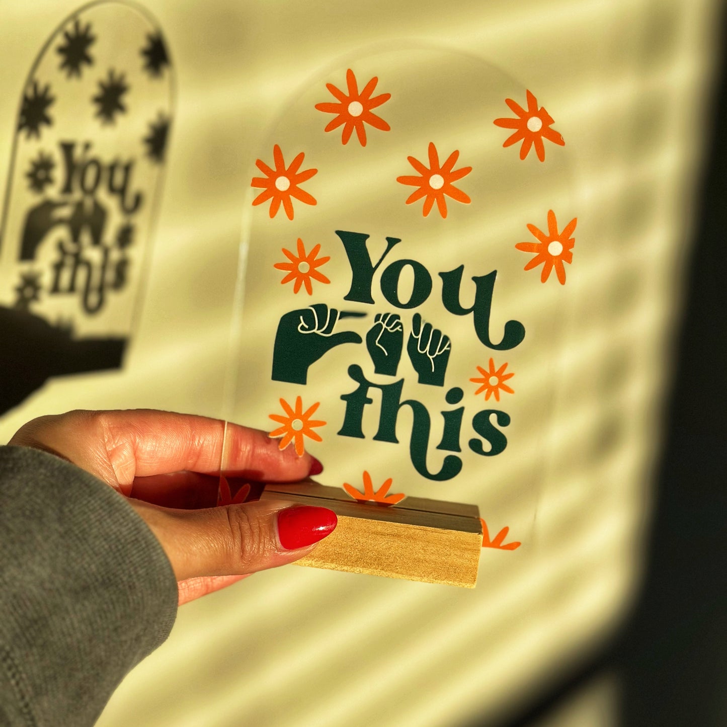 You Got This Arch Stand