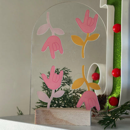 ILY Flower Arch Stand