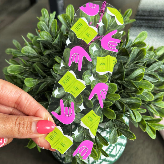 Book Acrylic Bookmark