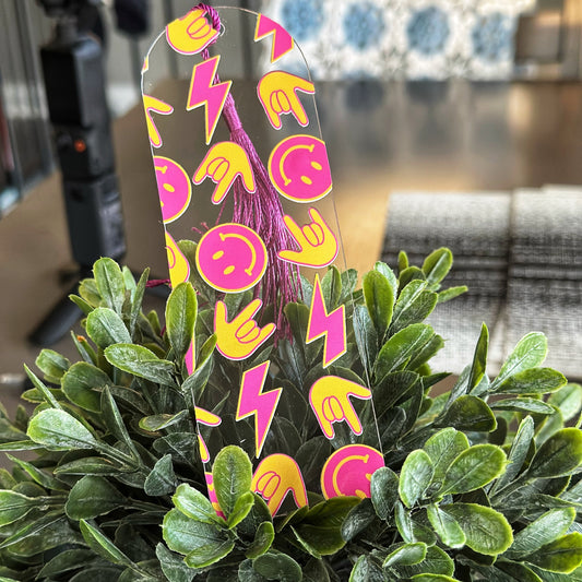 Smily ILY Acrylic Bookmark
