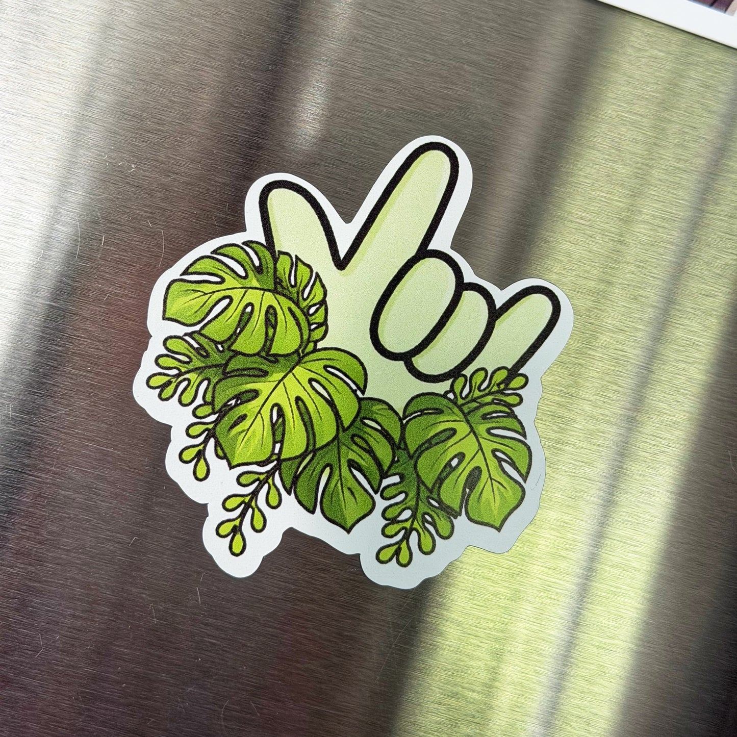 Monstera ILY Magnet