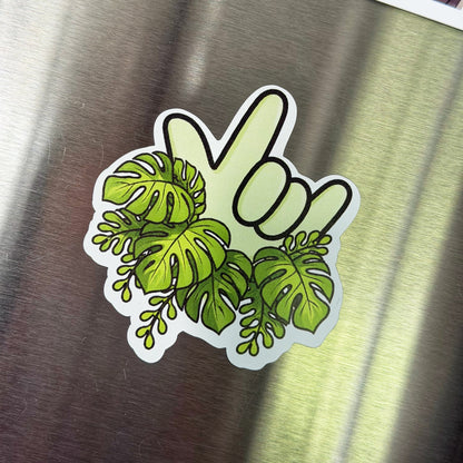 Monstera ILY Magnet