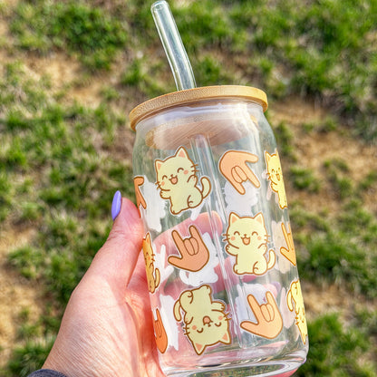 Kitty ILY Beer Can