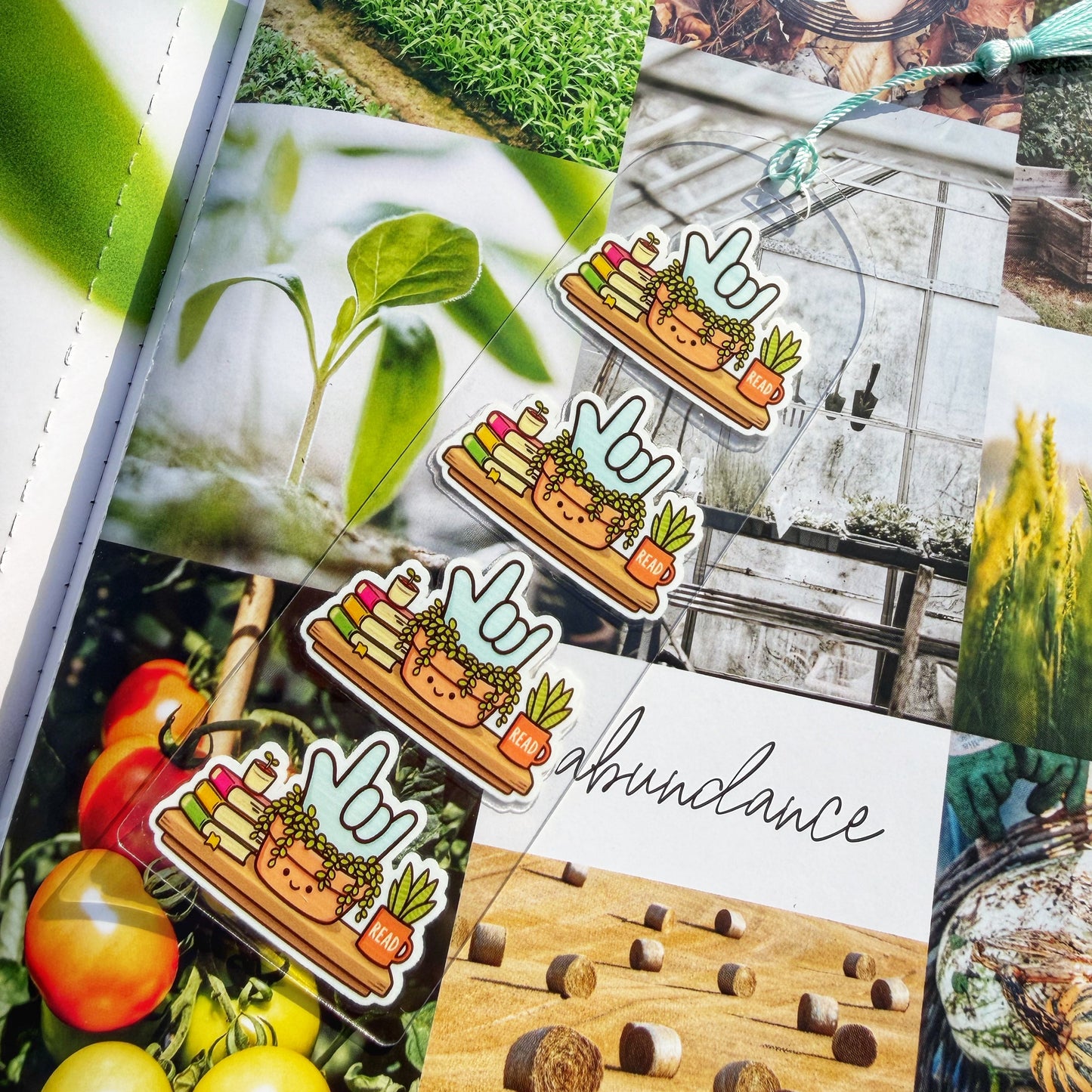 Plant Shelf ILY Acrylic Bookmark