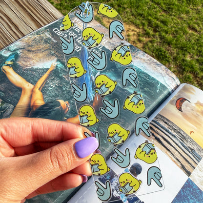 Birdie Book ILY Acrylic Bookmark