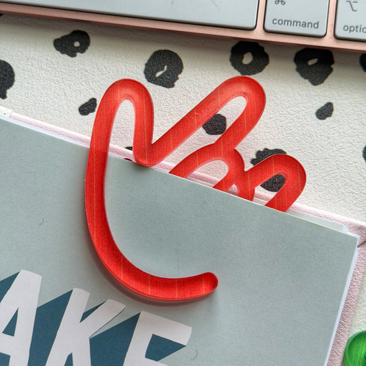 Red ILY Paperclip