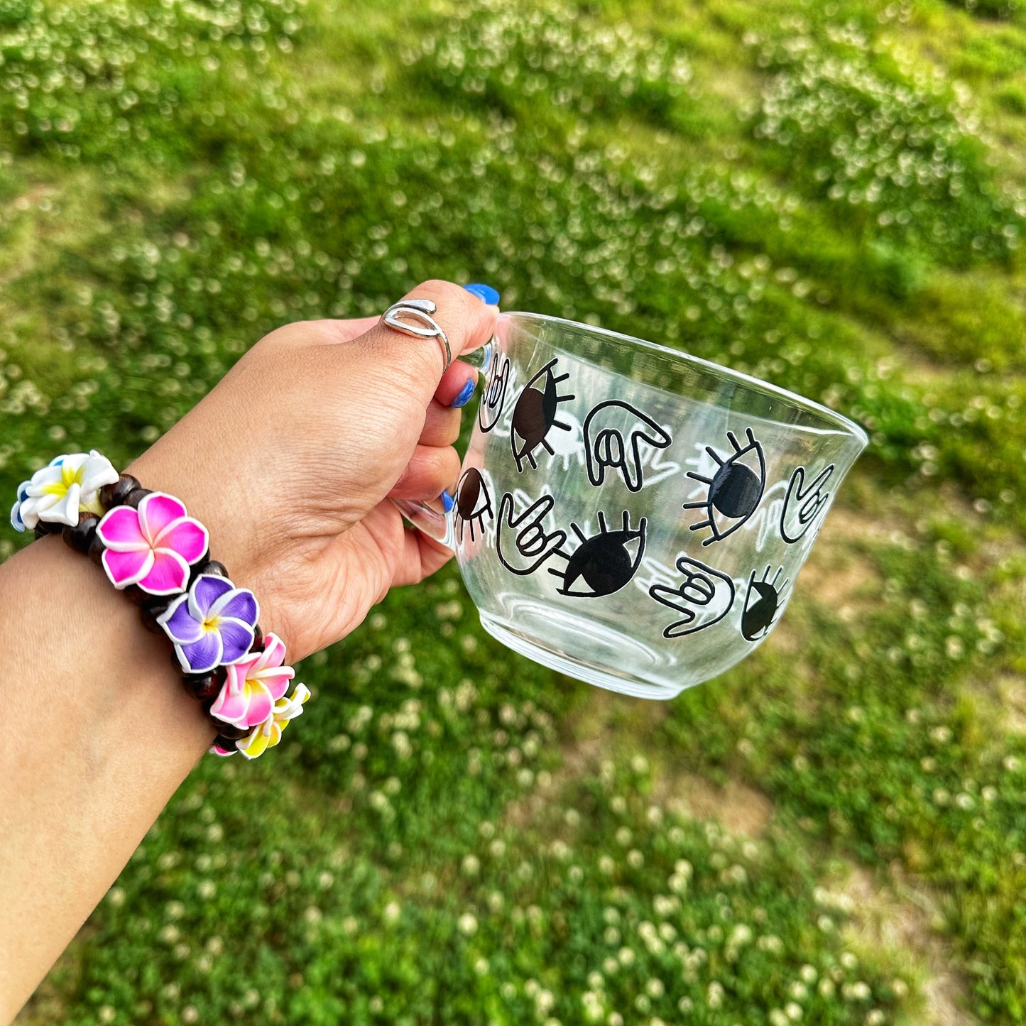 Eye ILY Glass Mug