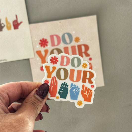 Do Your Best Sticker