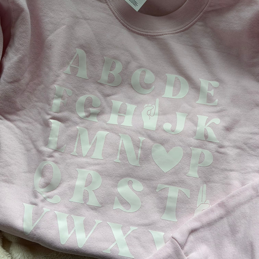 Abc - S Light Pink Crewneck