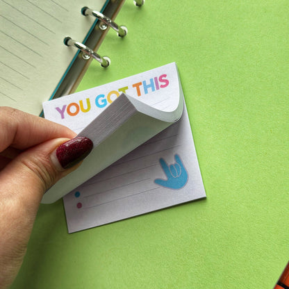 You Got This Sticky Notes