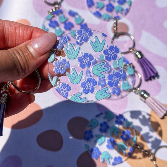 Bluebell ILY Acrylic Keychain