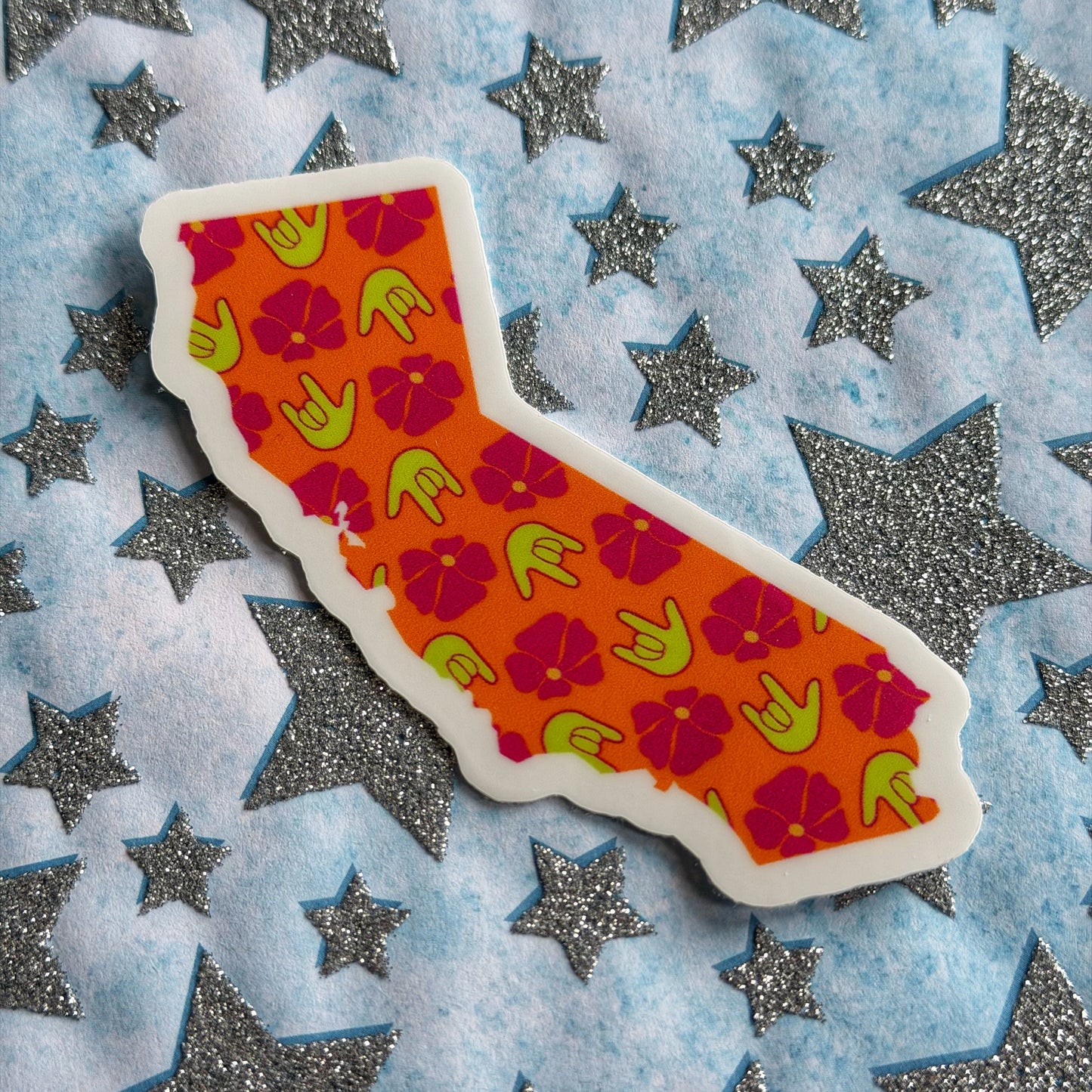 Califorina ILY Sticker