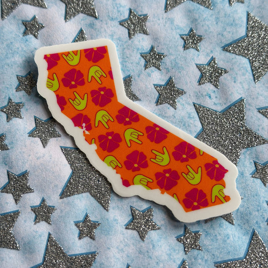 Califorina ILY Sticker