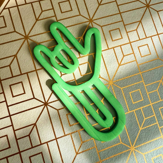 Mint Green ILY Mini Clip
