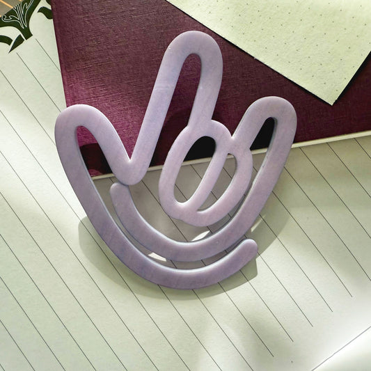 Violet ILY Paperclip
