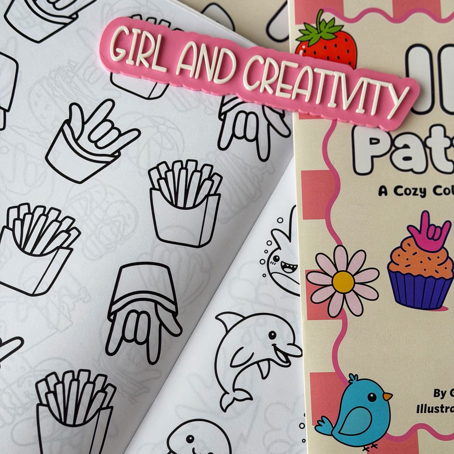 ILY Pattern Coloring Book