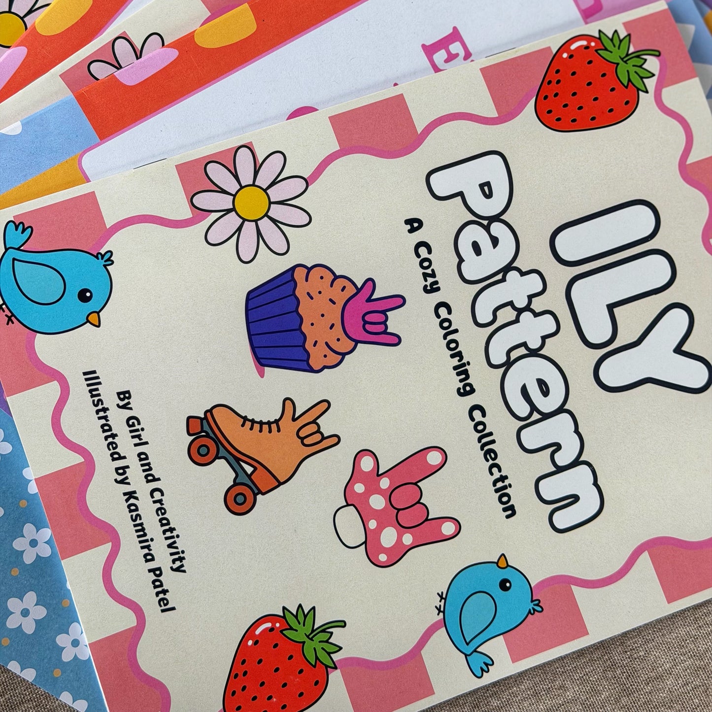 ILY Pattern Coloring Book