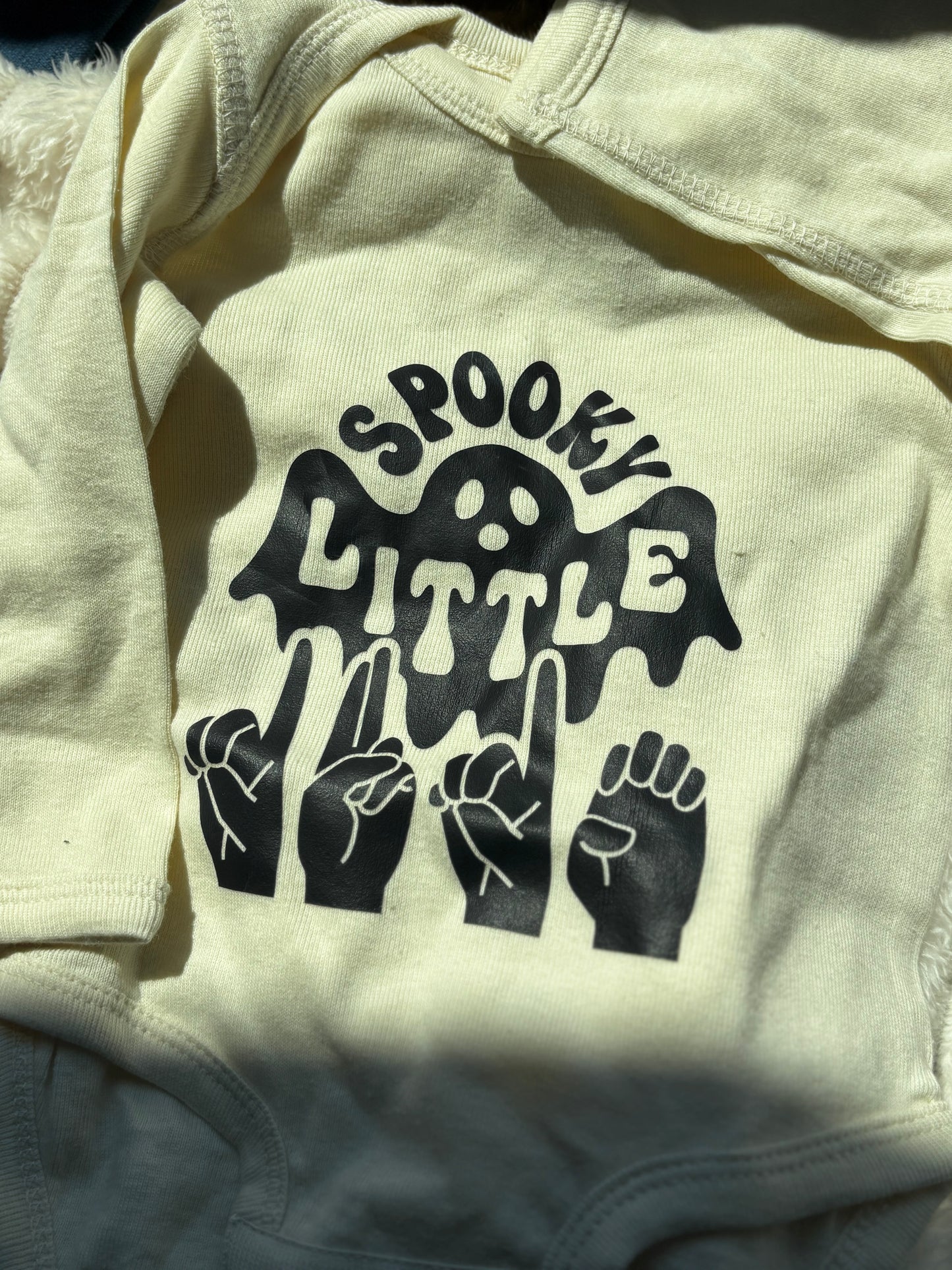 Spooky Little Dude Onesie Sleeve