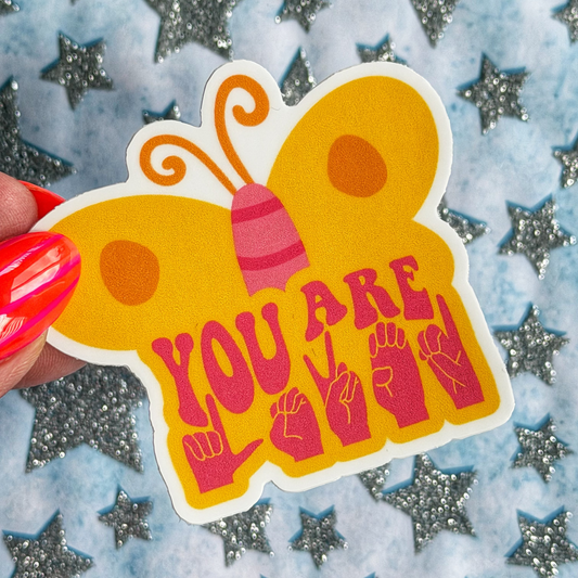You Are Loved ILY Sticker