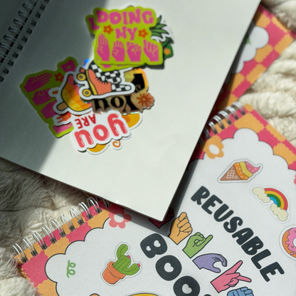 Reusable Sticker Book