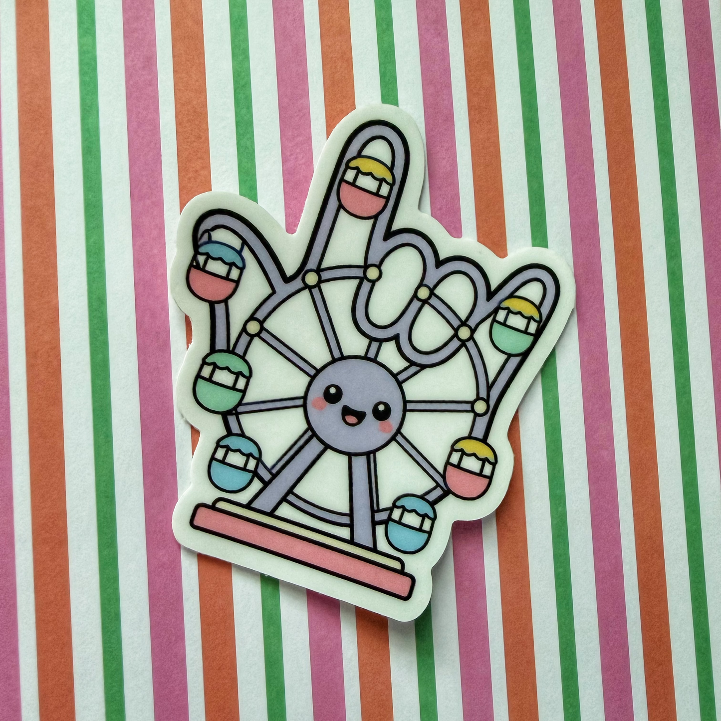 Ferris Wheel ILY Sticker