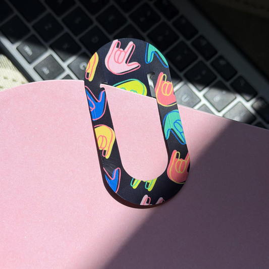 ILY Paperclip Bookmark