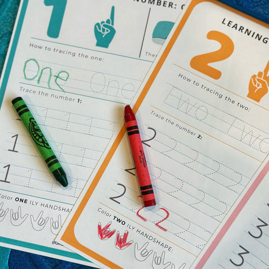 ASL Numbers Learning Bundle