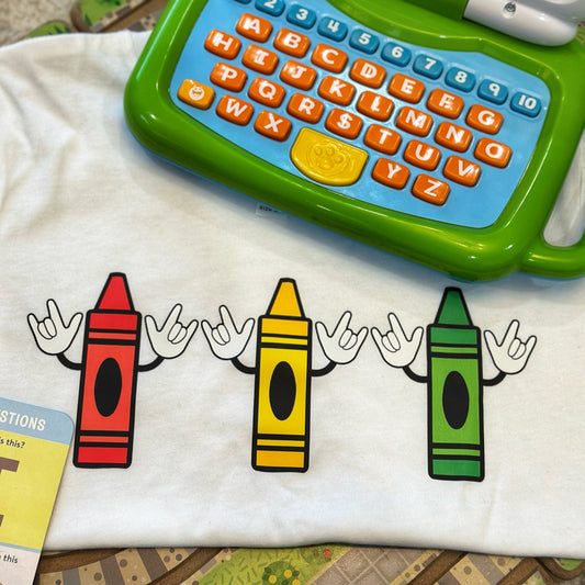 Crayon Toddler Tee