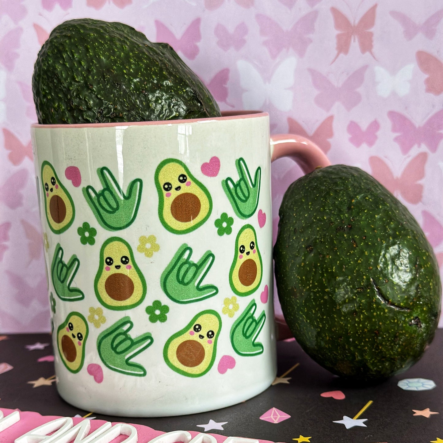 Avocado & ILY Mug