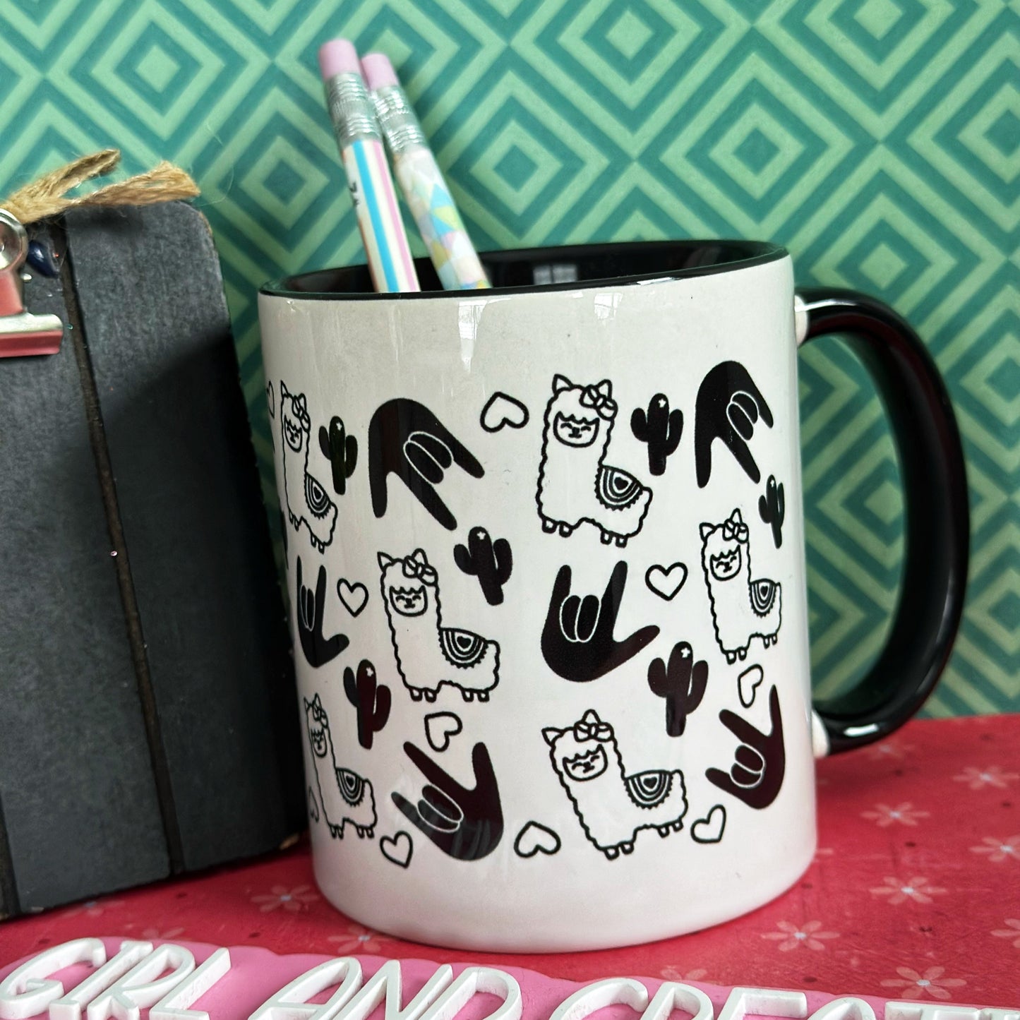Llama & ILY Mug