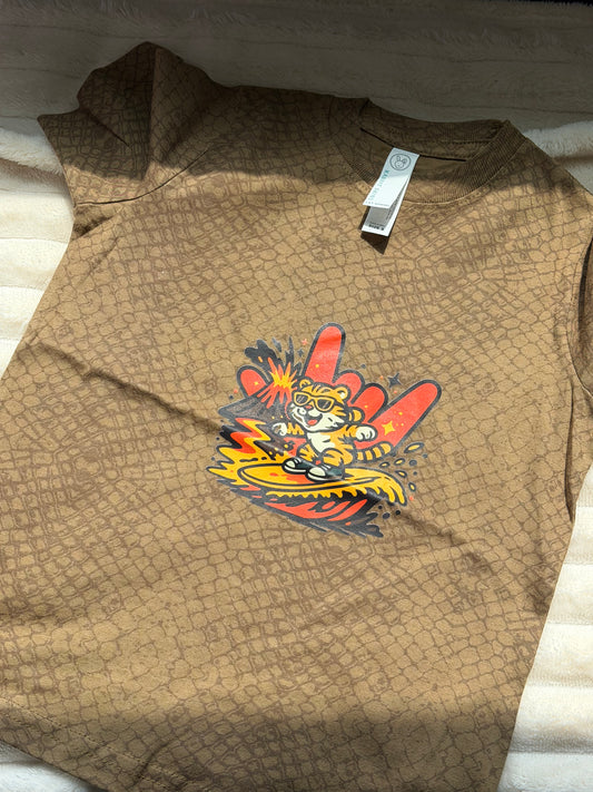 Tiger ILY - 3T Brown Toddler Tee