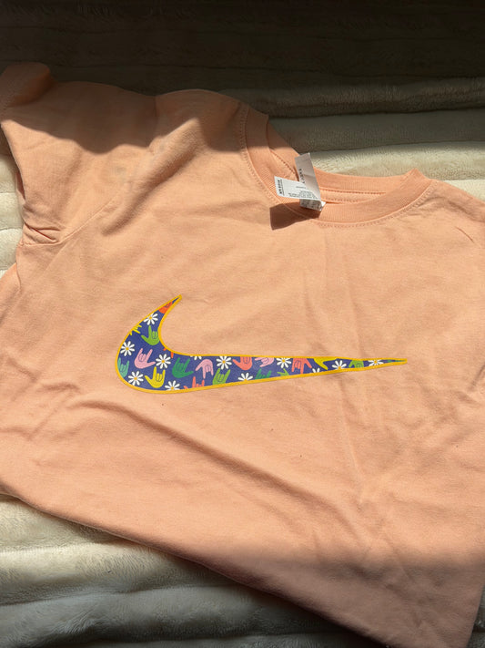 Nike ILY - 5/6 Peach Toddler Tee