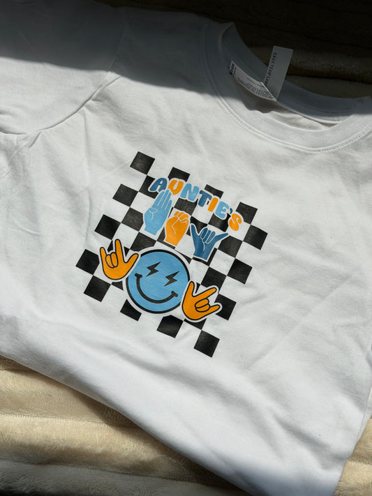 Auntie's Boy - 5/6 White Toddler Tee