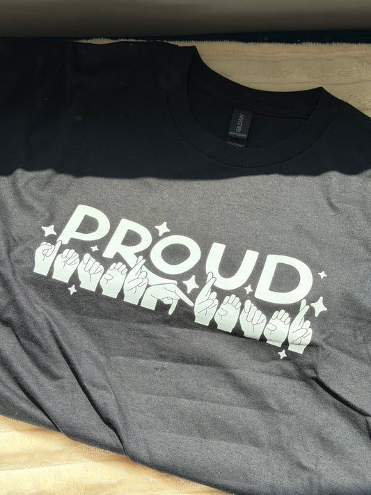 Proud Interpreter - XL Black Tee