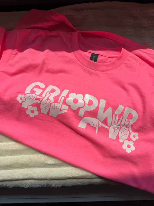 GRL PWR - M Pink Tee