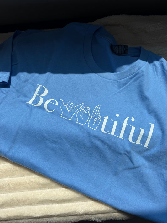 Beyoutiful- L Violet Tee