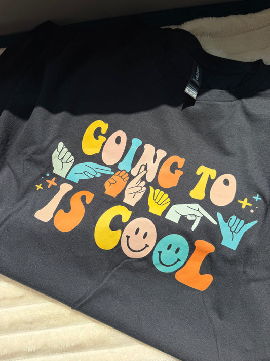Going to Therapy is Cool  - 2XL Black Tee