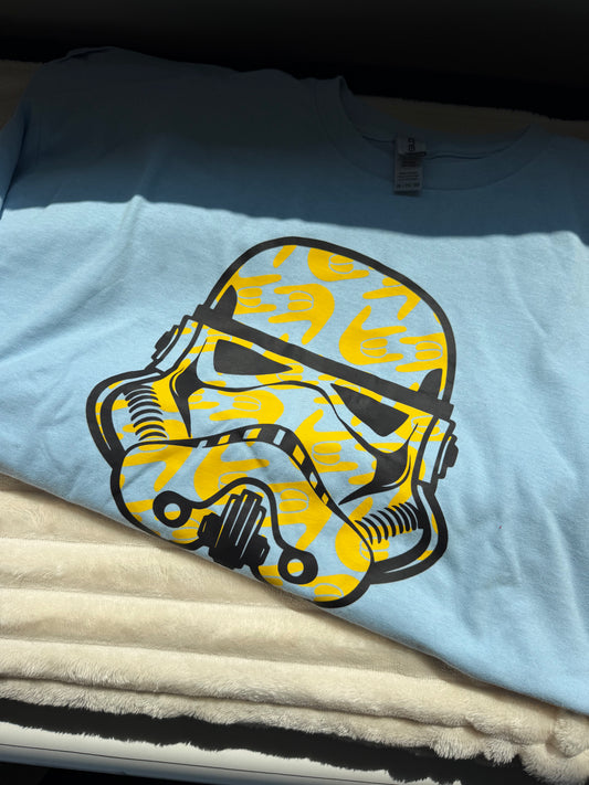 Darth Vader  - 2XL Sky Blue Tee