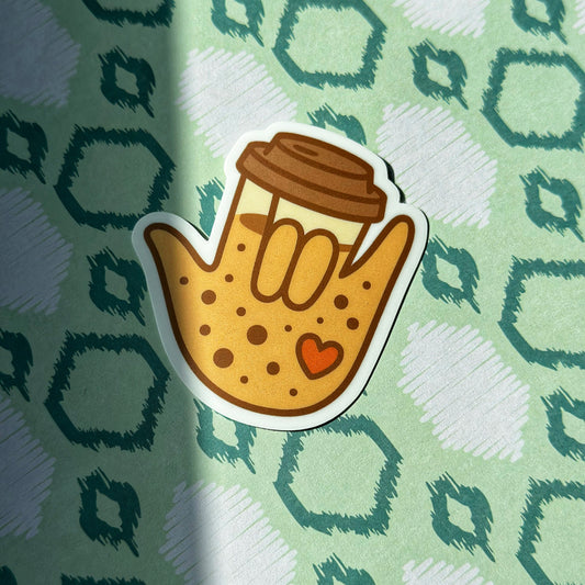 Coffee ILY Sticker